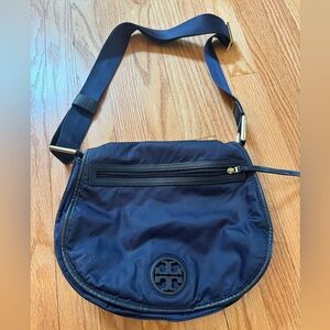 Navy Tory Burch nylon crossbody
